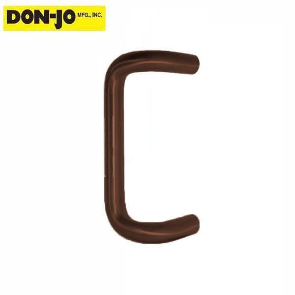 Don-Jo: 1158 - Offset Round Door Pull - 12" CTC -313 - Black